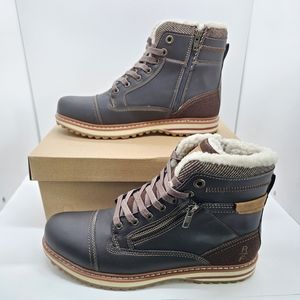 Reserved Footwear Laceup Boots BrownSza11 Mens New